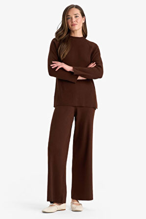 Regular Fit Düz Paça Pantolon