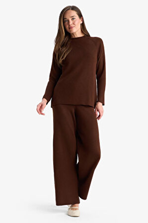 Regular Fit Düz Paça Pantolon