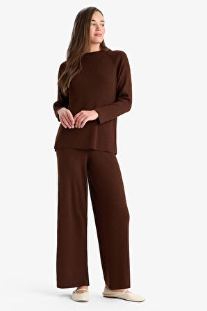 Regular Fit Düz Paça Pantolon