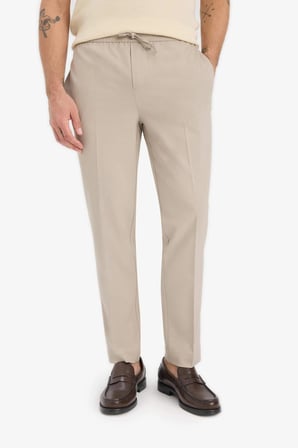 Defacto A9943AXGR302 Gri Beli Bağcıklı Lastikli Cepli Jogger Fit Her Yöne Esneyen Yumuşak Tuşe Pantolon