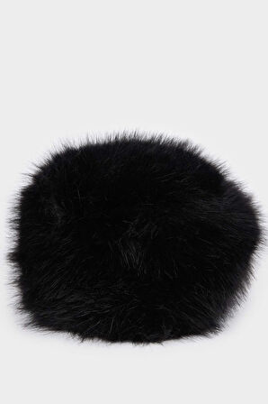 Kadın Pamuklu Pelüş Şapka