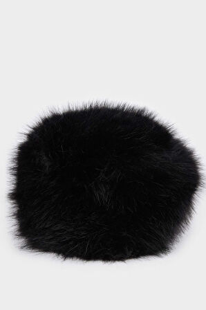 Kadın Pamuklu Pelüş Şapka