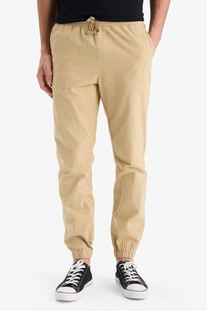 DeFacto %100 Pamuk Kargo Jogger Pantolon Üç Cepli E0834AX25SMBG109