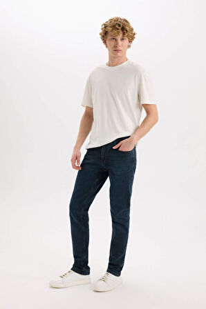 Pedro Slim Fit Dar Kalıp Normal Bel Dar Paça Jean Pantolon