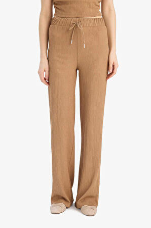 DeFacto Straight Fit Esnek Belli Cepli Bürümcük Pantolon E3408AX25SPBG138