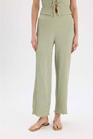 Wide Leg Bürümcük Pantolon