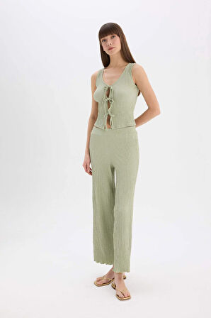 Wide Leg Bürümcük Pantolon