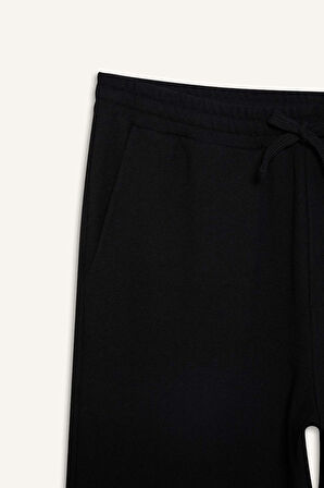 Beli Bağcıklı Wide Leg Geniş Paça Eşofman Altı