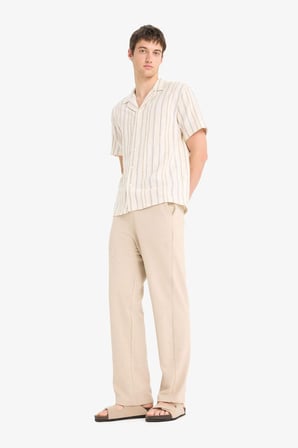 DeFacto Beli Bağcıklı Wide Leg Geniş Paça Eşofman Altı E5212AX25SMBG170