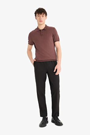 DeFacto Standart Fit Polo Yaka Triko Kısa Kollu Polo Tişört E3241AX25SPBN496
