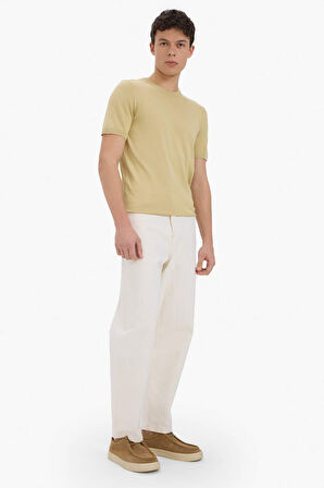 DeFacto Standart Fit Bisiklet Yaka Triko Kısa Kollu Tişört E3239AX25SPBG433