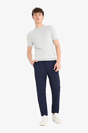 Standart Fit Bisiklet Yaka Kısa Kollu Triko Tişört