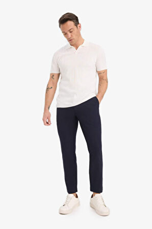 DeFacto Standart Fit Polo Yaka Triko Kısa Kollu Tişört E3240AX25SPWT32
