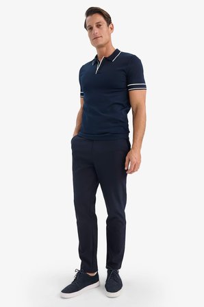 DeFacto Standart Fit Polo Yaka Triko Kısa Kollu Tişört E3251AX25SMNV64