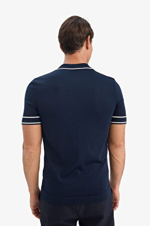 DeFacto Standart Fit Polo Yaka Triko Kısa Kollu Tişört E3251AX25SMNV64