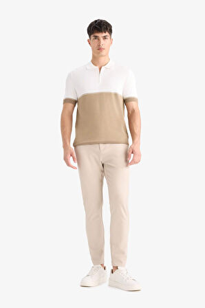 DeFacto Standart Fit Polo Yaka Triko Kısa Kollu Tişört E4895AX25SMBG433