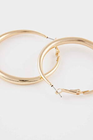 Kadın 2'li Gold Küpe