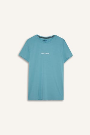 DeFacto Esnek Kumaş Slim Fit Dar Kesim Bisiklet Yaka Sporcu Kısa Kollu Tişört E2436AX25SMTR519