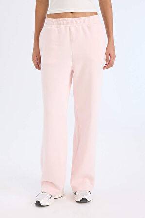 DeFacto Straight Fit Kalın Eşofman Altı Cepli Beli Lastikli Basic Düz Yüksek Bel Geniş Bol Paça B8571AX25SPPN38