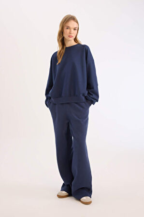 Coool Wide Leg Eşofman Altı Beli Lastikli Geniş Bol Paça