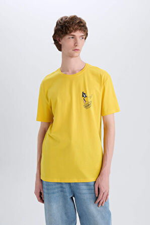 Looney Tunes Regular Fit Bisiklet Yaka Kısa Kollu Tişört