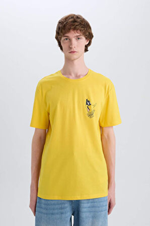 Looney Tunes Regular Fit Bisiklet Yaka Kısa Kollu Tişört