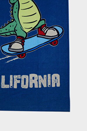 Erkek Çocuk Baskılı Plaj Havlusu