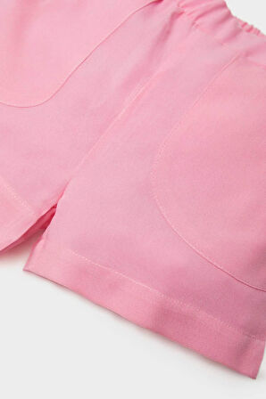 DeFacto Kız Bebek Beli Lastikli Basic Düz Şort E5961A525SMPN164