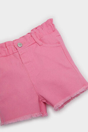 Kız Bebek Paperbag Gabardin Şort