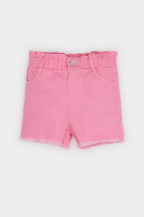 Kız Bebek Paperbag Gabardin Şort