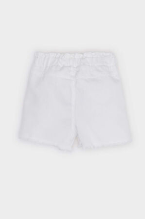 Kız Bebek Paperbag Gabardin Şort