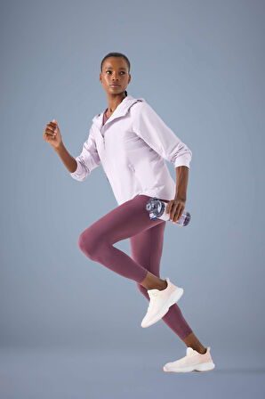 DeFactoFit Su İtici Regular Fit Kapüşonlu Fermuarlı İpek Kumaş Yağmurluk