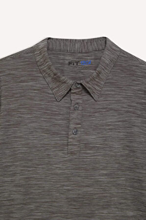 DeFactoFit Esnek Kumaş Standart Fit Sporcu Kısa Kollu Polo Tişört D9241AX25SPGR388