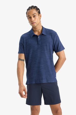 DeFacto Esnek Kumaş Standart Fit Polo Yaka Sporcu Kısa Kollu Tişört D9241AX25SPIN199
