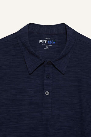 DeFactoFit Esnek Kumaş Standart Fit Sporcu Kısa Kollu Polo Tişört D9241AX25SPIN199