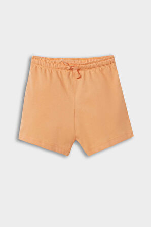 DeFacto Erkek Bebek 2'li Takım Palmiye Baskılı Kısa Kollu Tişört Beli Lastikli Şort E6832A525SMWT79