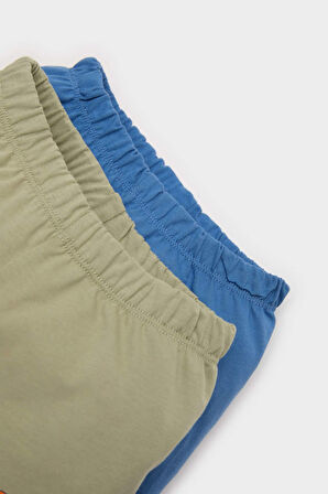 DeFacto Erkek Bebek Esnek Belli Baskılı 2'li Şort E6925A525SMBE389