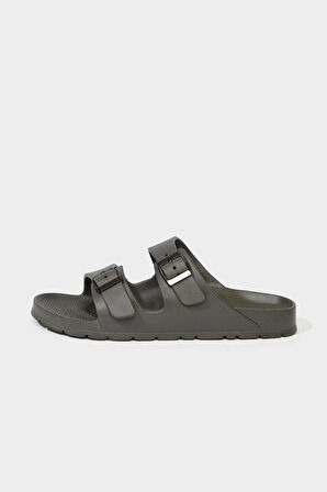 Erkek Düz Taban Çift Bantlı Eva Terlik