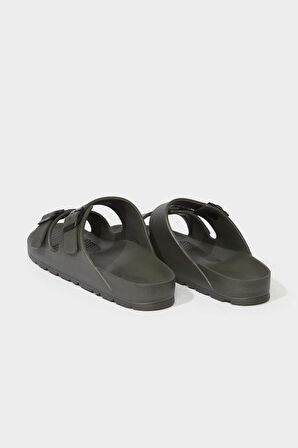 Erkek Düz Taban Çift Bantlı Eva Terlik