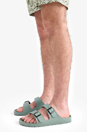 Erkek Düz Taban Çift Bantlı Eva Terlik