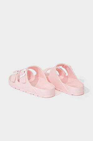 Kadın Düz Taban Çift Bantlı Eva Terlik