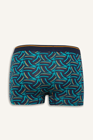 DeFacto Regular Fit Baskılı 3'lü Boxer B0495AX25SPNV135