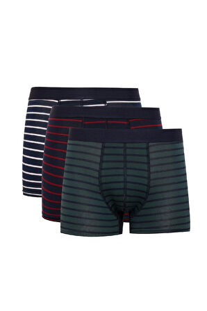 DeFacto Regular Fit Çizgili 3'lü Boxer E2916AX25SPNV135