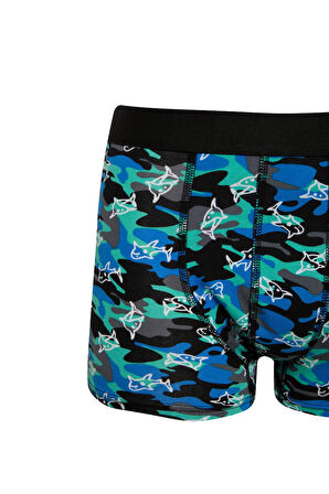 DeFacto Regular Fit Kamuflaj Desenli 3'lü Boxer E2929AX25SPBK81