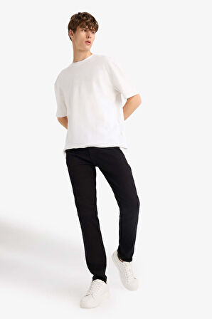 Pedro Slim Fit Dar Kalıp Normal Bel Dar Paça Jean Pantolon