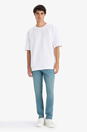 Pedro Slim Fit Dar Kalıp Normal Bel Dar Paça Jean Pantolon