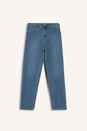 Erkek Çocuk Straight Fit Düz Paça Jean Pantolon