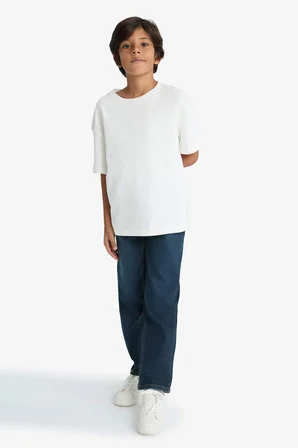 Straıght Fıt Düz Paça Jean Pantolon Erkek Çocuk F0455A825AUNM41