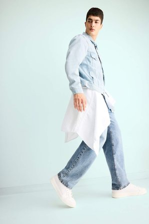 DeFacto Baggy Fit Jean Pantolon E8421AX25AUNM39