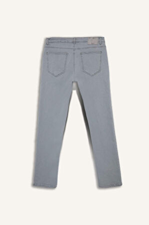 Pedro Slim Fit Dar Kalıp Normal Bel Dar Paça Jean Pantolon